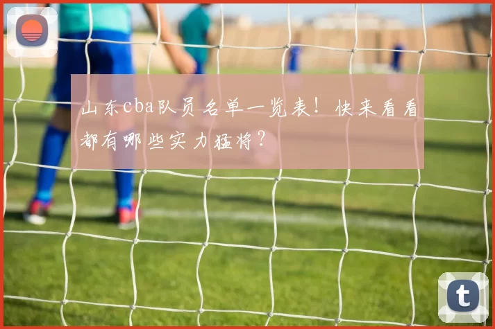 山东cba队员名单一览表！快来看看都有哪些实力猛将？