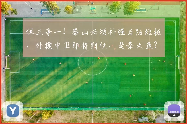 保三争一!泰山必须补强后防短板,外援中卫即将到位,是条大鱼?